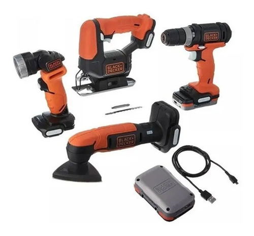 Set Juego De Herramientas A Bateria Black And Decker Premium