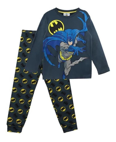 Suncity Pijama Verano Adulto Batman Talla M Negro 