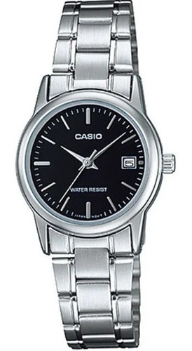 Reloj Personalizado Grabado Casio Ltpv002 Mujer Acero Fecha