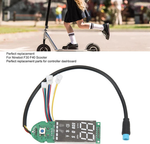 Buyweek Tablero De Scooter Eléctrico Para Ninebot F30 F40, I