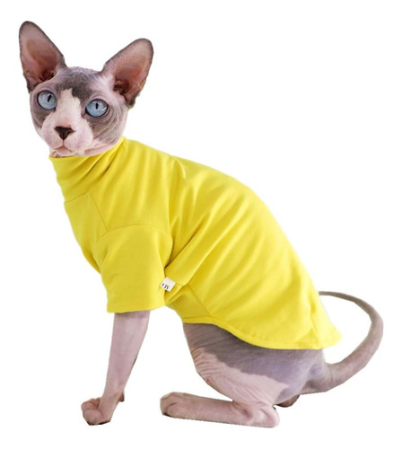 Ropa Para Gatos Sphynx, Camisetas De Algodón Grueso De Invie