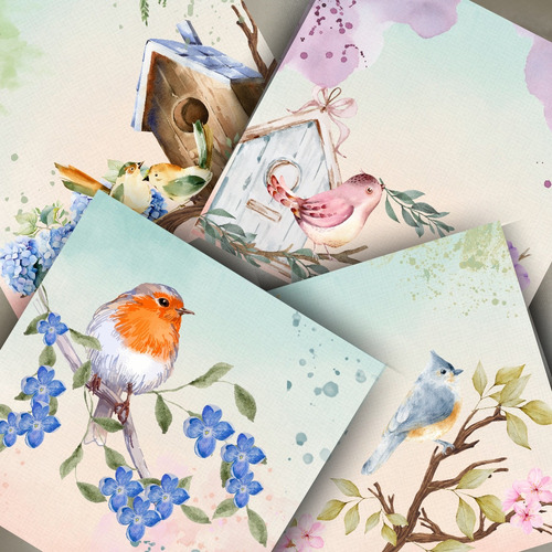 Arquivos Digitais- Kit Coordenado Papel Scrapbook