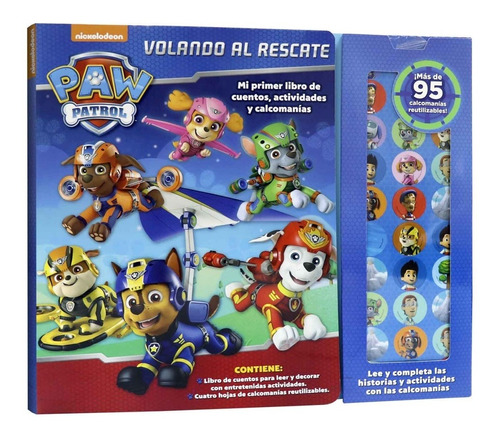 Paw Patrol Volando Al Rescate Cuentos Actividades Stickers - Editoral Lexus