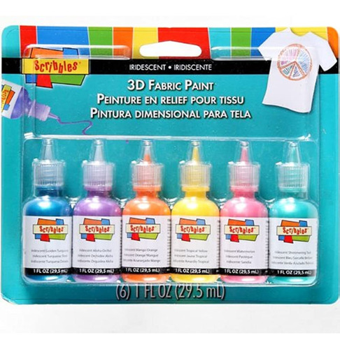 Duncan Scribbles Dimensional Pintura De Tela 1 Onza  6 Por P