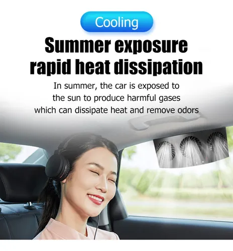 Ventilador Eléctrico Para Coche, Moderno Sistema De Escape C