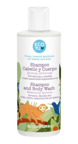 Shampoo Para Bebé Quinoa Deliciosa 200ml Ecotu