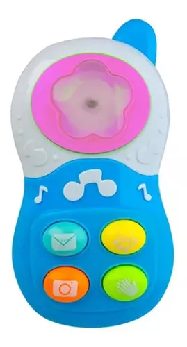 Celular Infantil De Brinquedo Para Bebê Criança Telefone Com