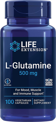 Glutamina 100cap Life Extension - Unidad a $1409