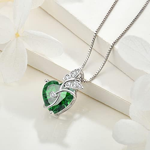 Fj Collar De Mariposa Infinita, Colgante De Piedras Preciosa