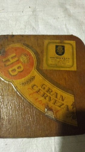 3 Posavasos Souvenir Años'50 Confiteria La Perla (Usado)