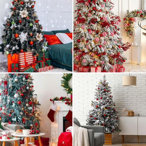 Juego De Adornos Para Árbol De Navidad,adornos De Bolas De