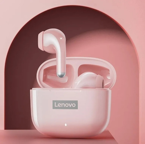 Audífono in-ear inalámbrico Lenovo LivePods LP40 Pro LP40 Pro rosa con luz  rosa claro