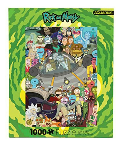 Quebra-cabeça do elenco de Aquarius Aquarium Rick And Morty