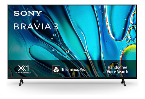 Televisor Sony K-55s30 Bravia 3 4k Hdr Processor X1 Google
