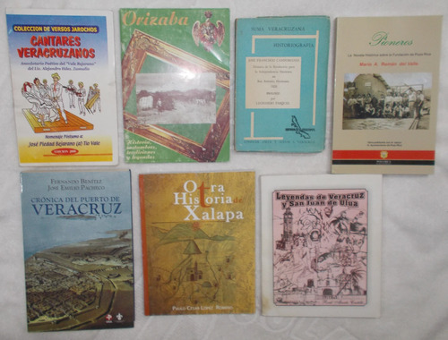 7 Libros, Juan Ulua, Orizaba, Cronica Del Puerto De Veracruz