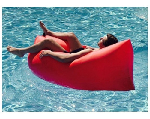 Colchoneta Magica Sofa Cama Inflable Aire Puff Camping Playa