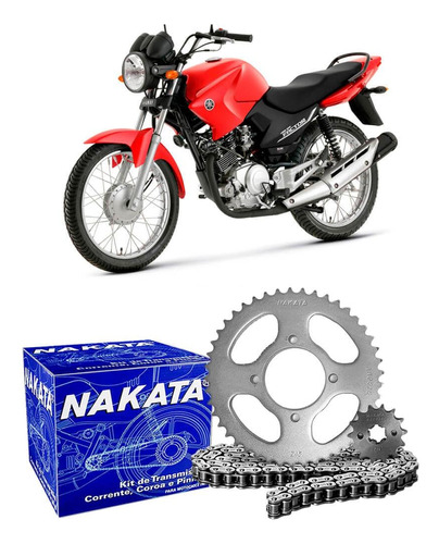 Kit Relação Transmissão Yamaha Ybr 125 03 04 05 06 07 A 2016