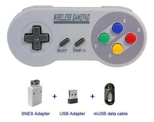 Controlador De Juego Para Snes Mini Pc Windows Ns Switch Col