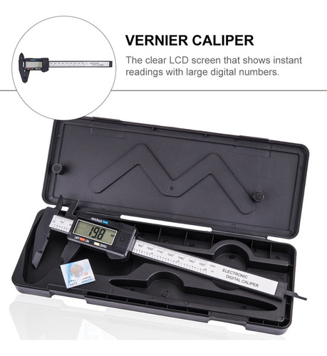 Sistema Medición Calibrador Vernier Digital Pie De Rey 150mm