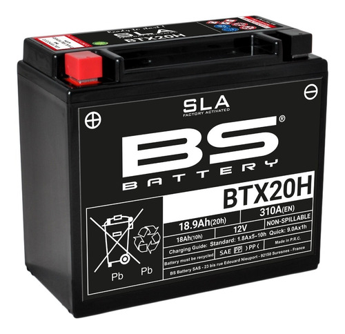 Bateria Bs Btx20 Moto Agua/jet Ski