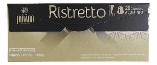 80 Cápsulas De Cafe Ristretto (café Jurado)