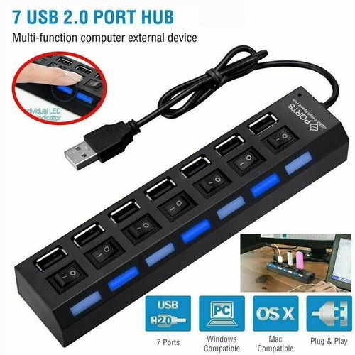 Cargador Universal Multiple Usb 4 Puertos Portable Nuevo