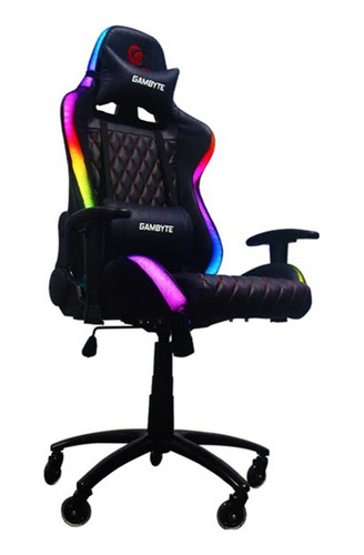 Silla Gambyte Premium Gaming | Negro | Led -rgb