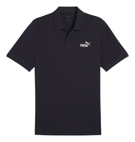 Camiseta Polo Puma Essentials Small No. 1 Hombre-azul