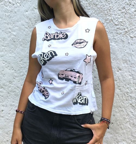 Remera Barby Mujer-47 Street- Talle S-m