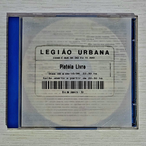 Cd Legião Urbana - Como É Que Se Diz Eu Te Amo (duplo)