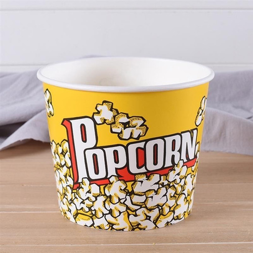Pack X6 Baldes Polka Cabritas Dulces Fiestas Palomitas 2,5kg