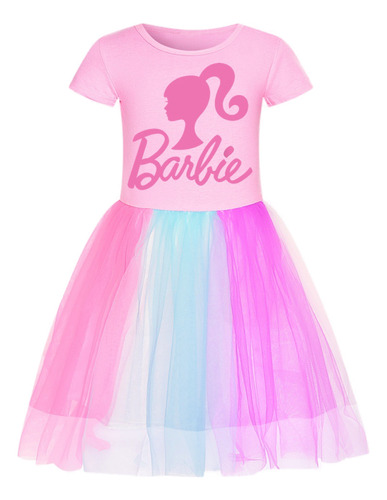 Falda Barbie The Movie Para Niñas Con Diseño De Estrellas Y