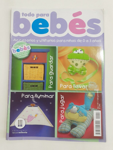 Revista Todo Para Bebes Num.3 Incluye Moldes Sumario Foto 2