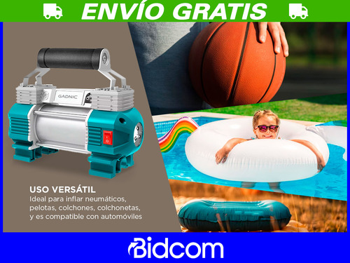 Compresor De Aire Caudal Máximo De 45 L/min Gadnic