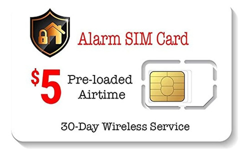 Tarjeta Sim Con Alarma De $ 5 Para Sistema De Alarma Gsm Hom