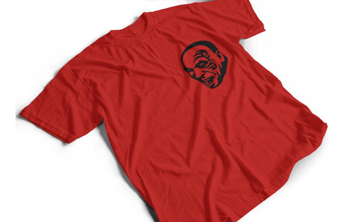 Camiseta Algodón Con Estampado Logo De Boxeador Mike Tyson