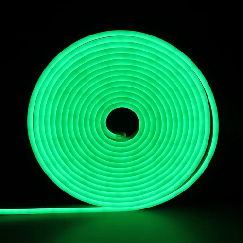 Tira Led Neon Luminaria 5mts 12v Varios Colores Luz Fluo