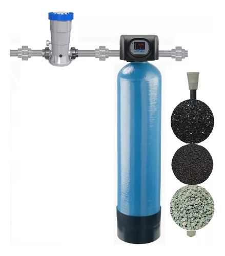 Filtro Central Válvula Automática Areia Ferro Coliformes 2m3