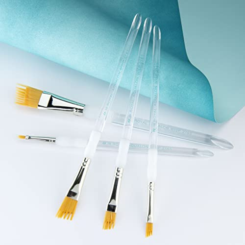 Aqualon Royal & Langnickel Wisp Juego De Brochas Angulares