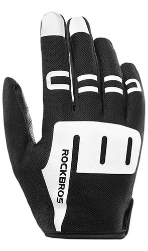 Guantes Rockbros Bicicleta Moto Refletivos Negro S253