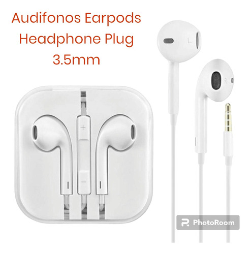 Audifonos Earpods Headphone Plug 3.5mm Tienda Física 