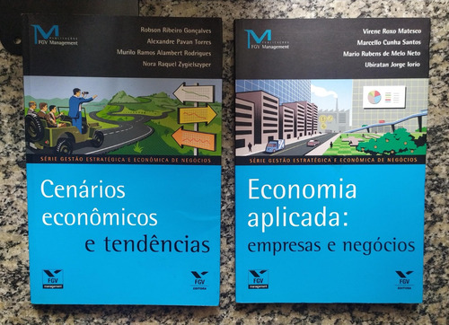 Fgv Gestão Empresarial Coleção 4 Livros: Cenários Econômicos E Tendências, Economia Aplicada: Empresas E Negócios, Gestão Por Competências E Gestão Do Conhecimento & Logística Em Organizações De Saúde (Usado)