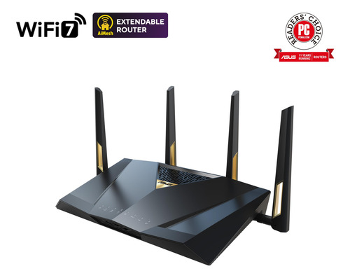 Enrutador Asus Rt-be88u Wifi 7 De Doble Banda Aimesh 7200 Mb