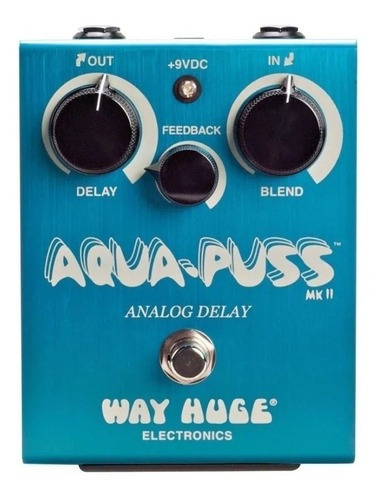 Pedal De Efecto Way Huge Aqua Puss Whe-701 Delay Analogico