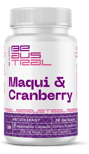 Be Austral Colágeno Marino + Maqui + Cranberry 450mg 30 Caps