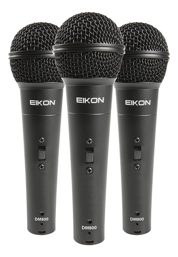 Microfono Vocal Profesional Eikon Dm800 Con Capsula Dinamica