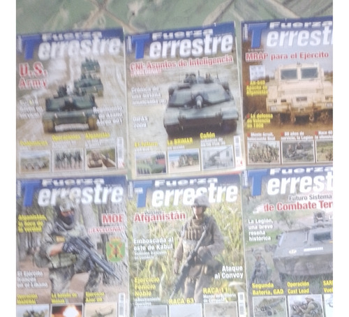 Lote De 9 Revistas Militar - Fuerza Terrestre - Año 2009