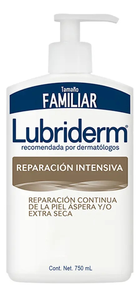 Crema para cuerpo Lubriderm Corporal LUBRIDERM REPARACIÓN INTENSIVA en dosificador de 750mL/750g