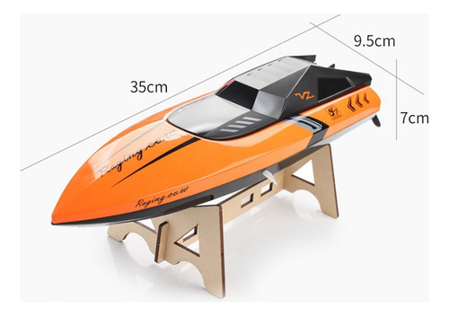 Aa Aa Barco Rc Barco De Carreras Electrónico De Alta Verde