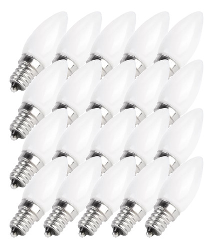 Mini Lámpara Decorativa E12 Led, 20 Unidades